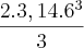\frac{2.3,14.{6}^{3}}{3} \frac{2.3,14.{6}^{3}}{3}