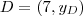D= (7,y_D) D= (7,y_D)