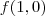 f(1,0) f(1,0)