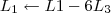 L_1 \leftarrow L1 - 6 L_3 L_1 \leftarrow L1 - 6 L_3