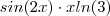 sin(2x) \cdot xln(3) sin(2x) \cdot xln(3)