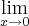 \lim_{x\to 0}