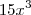 15x^3