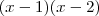 (x-1) (x-2) (x-1) (x-2)
