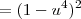 =(1-u^4)^2