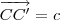\overrightarrow{CC^\prime}=c \overrightarrow{CC^\prime}=c