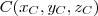 C(x_C,y_C,z_C) C(x_C,y_C,z_C)