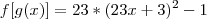 f[g(x)]=23*(23x+3)^2-1