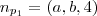 n_{p_1} = (a,b,4) n_{p_1} = (a,b,4)