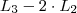 L_{3} - 2 \cdot L_{2} L_{3} - 2 \cdot L_{2}