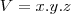 V=x.y.z V=x.y.z