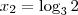 x_2 = \log_3 2