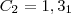 C_2=1,3\timesC_1 C_2=1,3\timesC_1