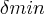 \delta min \delta min