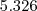 5.326 5.326