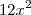 12x^2