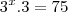 3^x.3=75 3^x.3=75