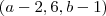 (a-2,6,b-1) (a-2,6,b-1)