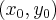 ({x}_{0},{y}_{0}) ({x}_{0},{y}_{0})