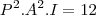 {P}^{2}.{A}^{2}.I = 12 {P}^{2}.{A}^{2}.I = 12