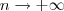 \space n \to +\infty