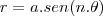 r=a.sen(n.\theta)