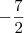 -\frac{7}_{2} -\frac{7}_{2}