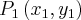 {P}_{1}\left({x}_{1},{y}_{1} \right) {P}_{1}\left({x}_{1},{y}_{1} \right)