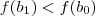 f(b_1)<f(b_0) f(b_1)<f(b_0)