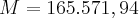 M=165.571,94 M=165.571,94