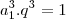 a_1^3.q^3=1 a_1^3.q^3=1