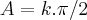 A=k.\pi/2