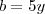 b=5y