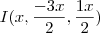 I(x,\frac{-3x}{2},\frac{1x}{2}) I(x,\frac{-3x}{2},\frac{1x}{2})