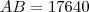 AB=17640