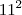 11^2 11^2