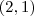(2, 1) (2, 1)