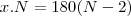 x.N=180(N-2) x.N=180(N-2)