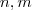 n,m n,m