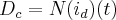 {D}_{c}=N({i}_{d})(t)
