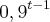 {0,9}^{t-1} {0,9}^{t-1}