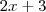 2x+3