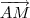 \overrightarrow{AM} \overrightarrow{AM}