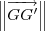 \left\|\overrightarrow{GG^\prime}\right\| \left\|\overrightarrow{GG^\prime}\right\|
