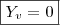 \boxed{Y_v = 0}