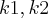 k1, k2