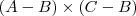 (A-B)\times (C-B) (A-B)\times (C-B)