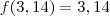 f(3,14)=3,14 f(3,14)=3,14