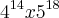 {4}^{14}x{5}^{18}