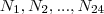 N_1, N_2, ..., N_{24} N_1, N_2, ..., N_{24}